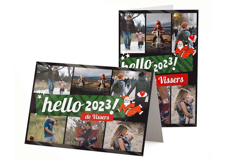 Kaart Hello 2023 met 6 foto\'s