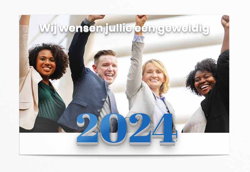 Zakelijke kerstkaart - Een geweldig 2024