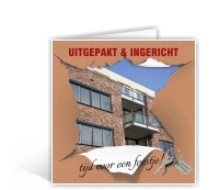verhuiskaart uitgepakt en ingericht