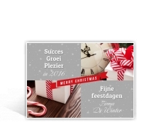 Zakelijk succes, groei en plezier gewenst met kerst