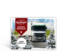 Zakelijke kerstkaart voor logistiekbedrijven