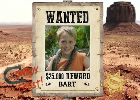 fotokaart wanted poster